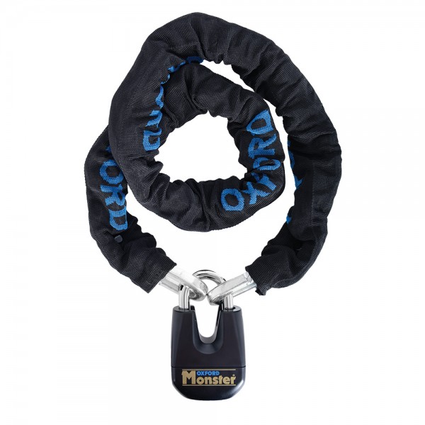 Oxford Oxford Monster 12mm Square Chain & Padlock